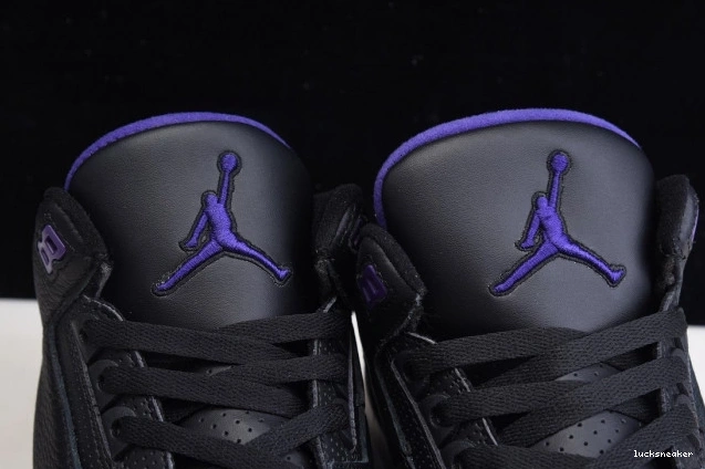 Reps LUCY CT8532-050 Court Black Jordan 3 Retro Air Purple 0718